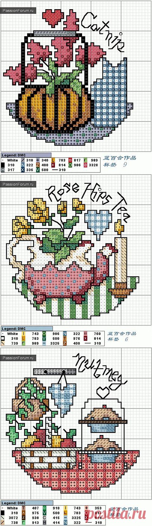 ДЛЯ КУХНИ. ЧАСТЬ 6 / Вышивка крестиком / PassionForum - мастер-классы по рукоделию