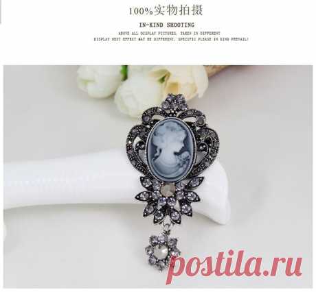 AliExpress Горящие товары / Отобранные продавцы, бесплатная доставка, скидки до 90%. Женская винтажная ювелирная брошь-камея