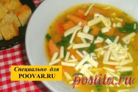 Гороховый суп с колбасой и сыром рецепт пошагово с фото как приготовить готовим дома на скорую руку