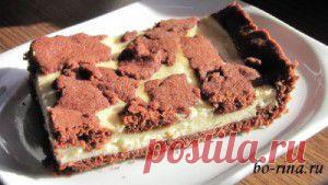 Russischer Zupfkuchen — творожный пирог-растрёпка (Бурёнка)