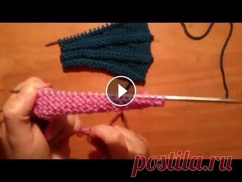 Как связать юбку спицами/укороченными рядами//  в поперечном направлении. ссылка на юбку гофре Diy, craft, making, right hand crochet, crochet instruction, knit patterns, crochet patterns, Marly Bird, Free Crochet, Crochet T...