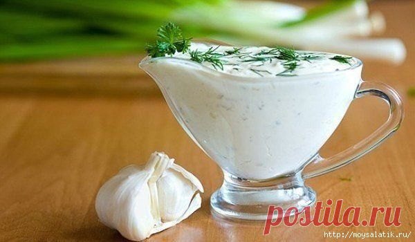 Заменяем майонез соусом