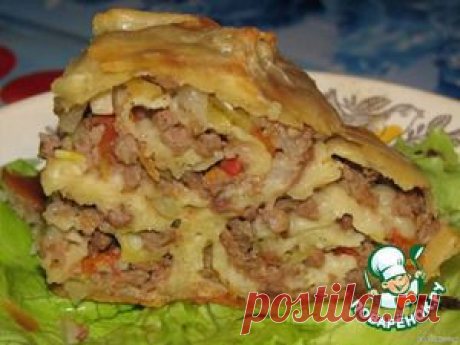 Мясной пирог по-турецки - кулинарный рецепт