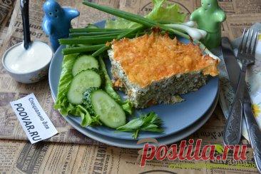 Запеканка из кабачков с фаршем