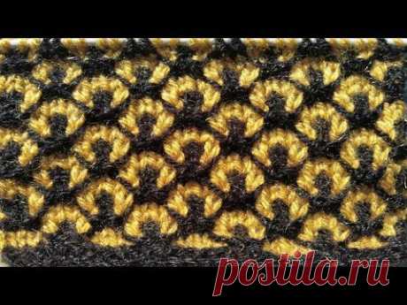 Very Beautiful Double Colour Sweater Pattern (In Hindi)