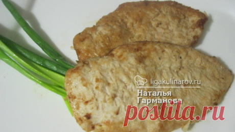Куриное филе в яичной панировке - рецепт пошаговый с фото