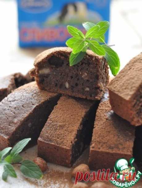 Банановый брауни с кофе и фундуком - кулинарный рецепт