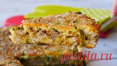 Рецепт бюджетного и очень вкусного пирога 2 в 1. И пирог, и ужин в одном блюде | Bon Appétit Пульс Mail.ru