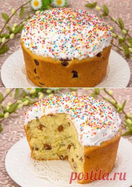 Пасхальный кулич на сметане