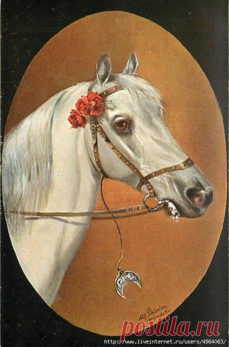 Лошадки для декупажа.
