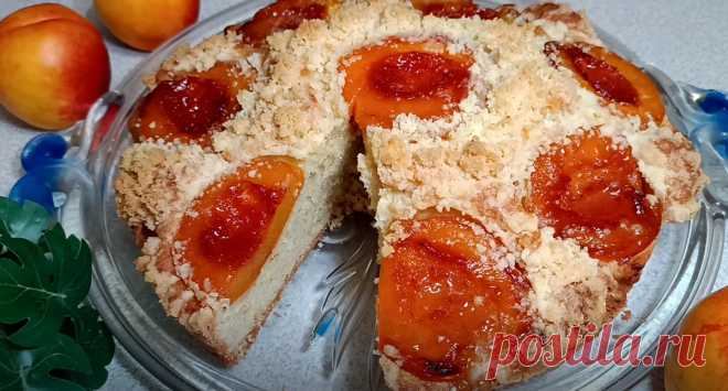 🍑 Пирог с персиками (нектаринами) - нежное тесто, сочные персики | Позитивная кухня - Bon appétit | Дзен