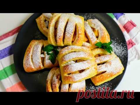 Весь подъезд подсел на эти вкусняшки! Бесподобные яблочные булочки МЯГКИЕ КАК ПУХ!