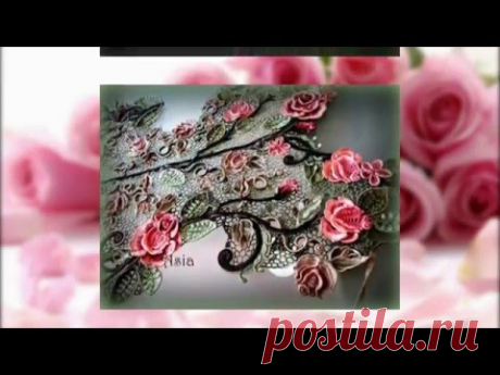 Аsia Verten sta presentando la nuova opera abito &quot;Edem&quot;Ирландское кружево от Аси Вертен - YouTube