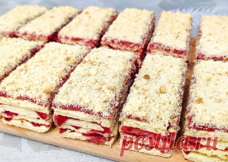 Нежнейшее пирожное к чаю, вкуснее чем торт! Приготовила всего за 20 минут, плюс выпечка! - пошаговый рецепт с фото. Автор рецепта Ольга Лунгу . - Cookpad