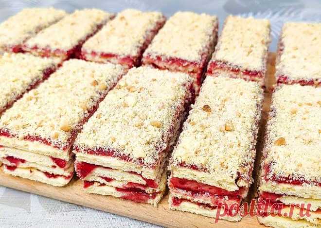 Нежнейшее пирожное к чаю, вкуснее чем торт! Приготовила всего за 20 минут, плюс выпечка! - пошаговый рецепт с фото. Автор рецепта Ольга Лунгу . - Cookpad