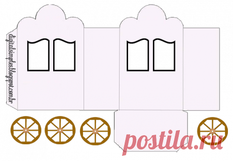 Sweet 16 Free Printable Princes Coach Box in Pink. | Oh My Sweet 16!