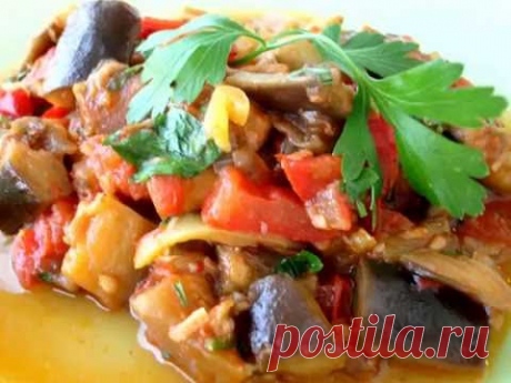 Вкусные баклажаны (на зиму/на гарнир) по-турецки. Баклажанная икра рецепт/Patlıcan yemeği