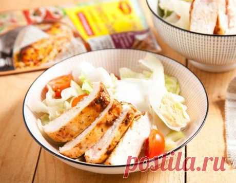 Салат с куриной грудкой - рецепт приготовления с фото от Maggi.ru