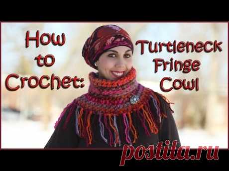 Turtleneck Fringe Cowl