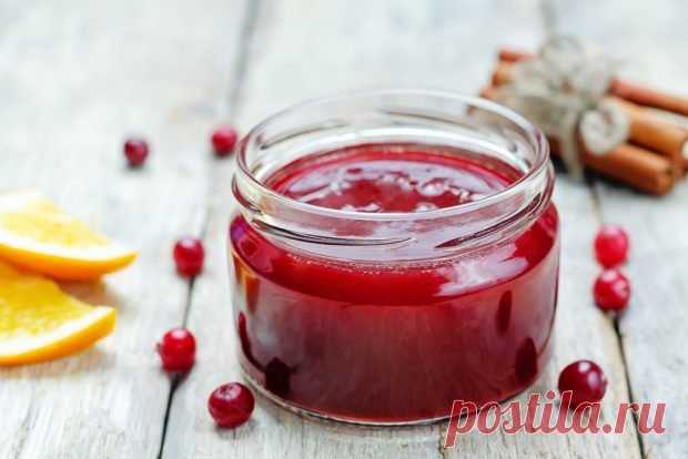Варенье из клюквы и апельсина с медом — Домашние заботы