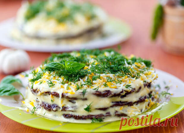 Печеночный торт: рецепт с куриной печенью