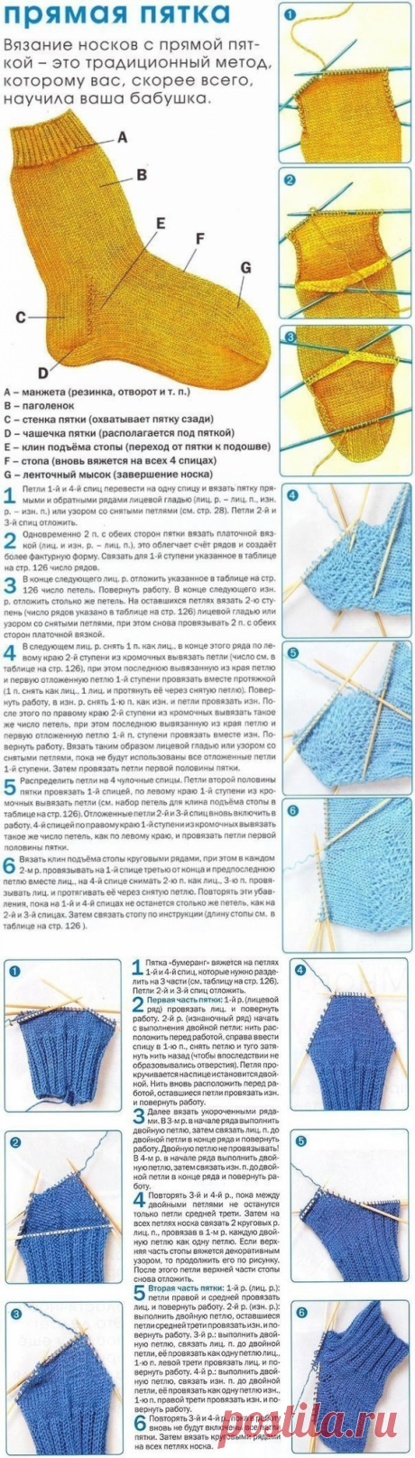 Немного о вязании носков