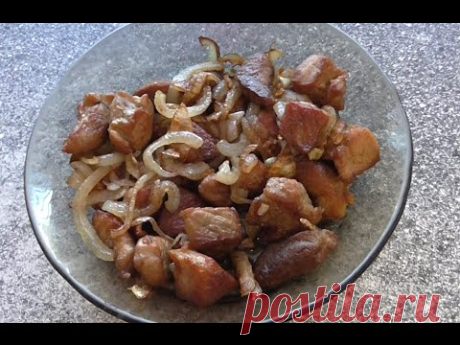 Как правильно пожарить мясо свинины Жарим мясо на сковороде