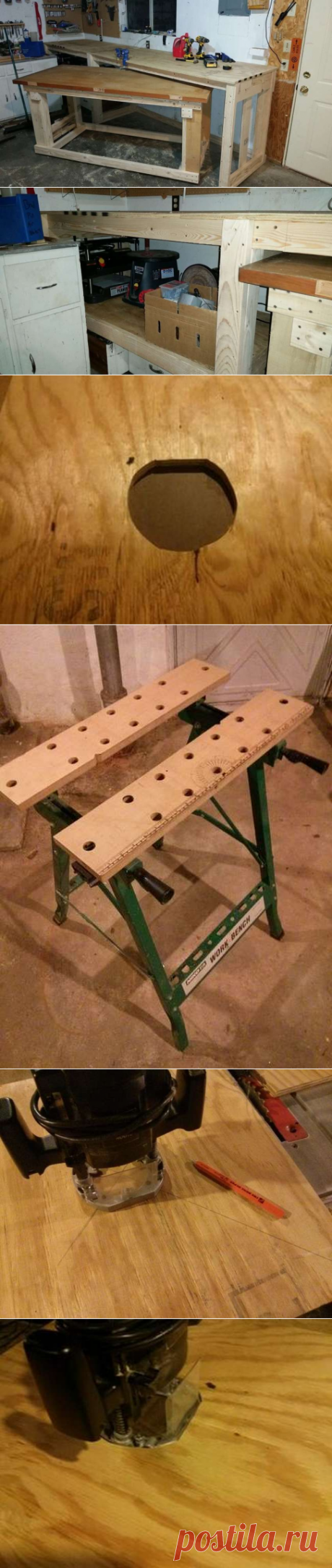 Верстак столярный складной