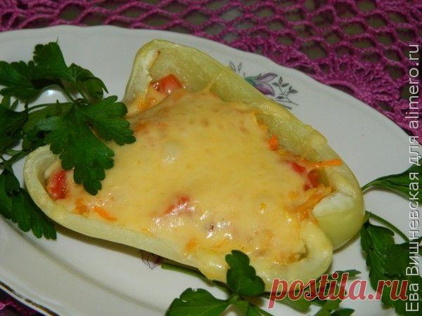 Закуска в перце под сыром