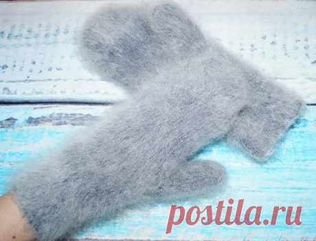 Мохеровые варежки. Super thick mittens Hand knitted mitts Fluffy mohair mittens | Etsy