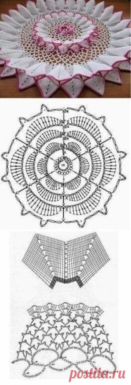 Объемная салфетка крючком Новый, 8й сезон экспресс конкурса "Вязаный карантин"! - условия участия ЗДЕСЬ