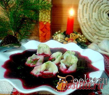 Старопольский красный борщ с ушками рецепт с фото