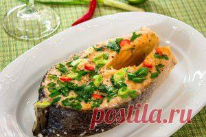 Семга в кокосовом молоке