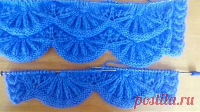 Узор спицами АЛСАЦИЙСКИЕ ГРЕБЕШКИ. Knitting Patterns
