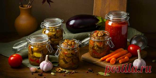 ЗАГОТОВКИ ИЗ БАКЛАЖАНОВ НА ЗИМУ: 14 ЛУЧШИХ РЕЦЕПТОВ+СОВЕТЫ