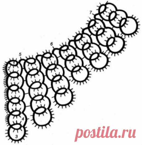 Воротничок, схема.