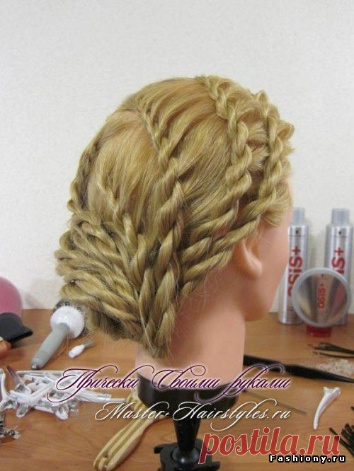 Подборка мк по плетению различных видов косичек со схемами / прически со схемой