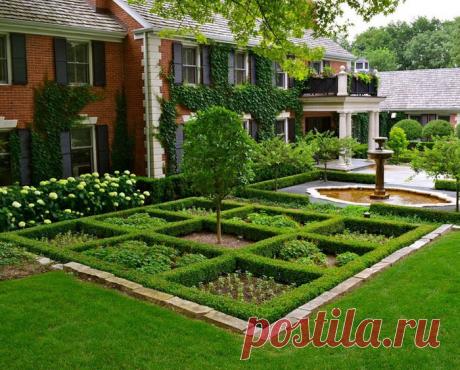 Красивые грядки как элемент ландшафтного дизайна дачного участка — Чудеса