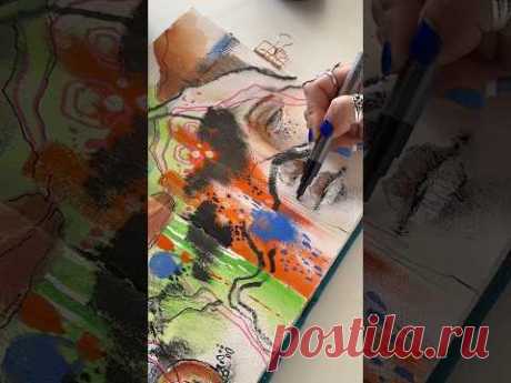 New page in sketchbook #art