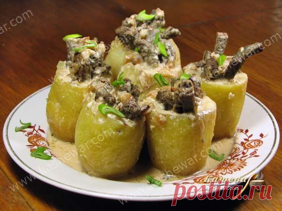 картошка с печенью