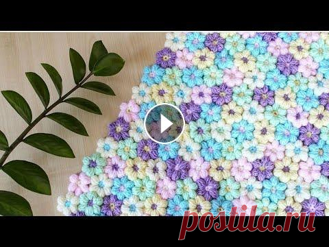Цветочный плед крючком || Как соединить отдельно связанные цветки крючком || Плед цветочная поляна Цветочный плед крючком || Как соединить отдельно связанные цветки крючком || Плед цветочная поляна...