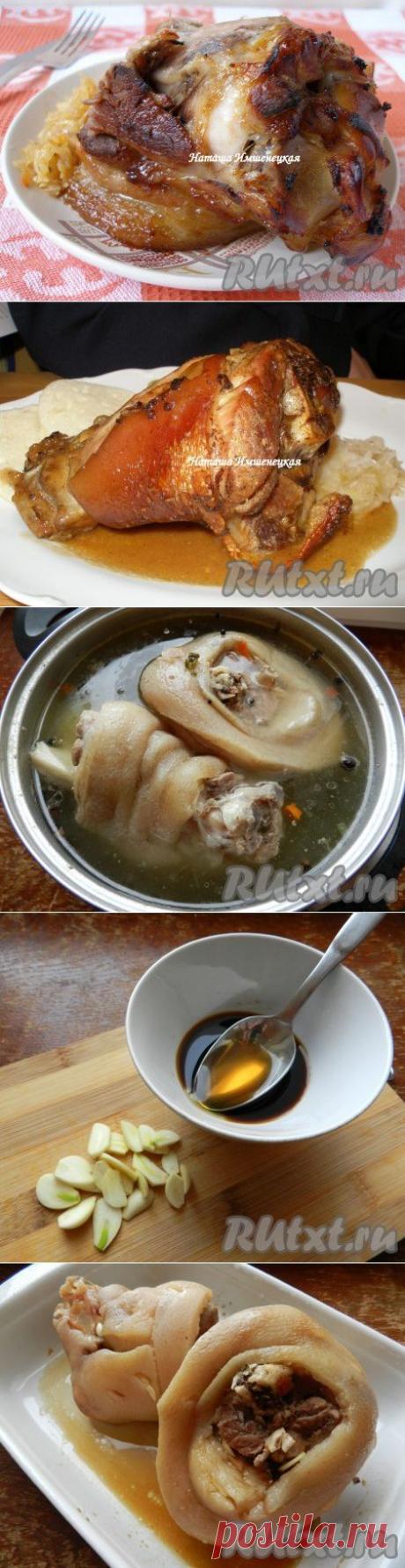 Свиная рулька, запеченная в духовке (рецепт с фото) | RUtxt.ru