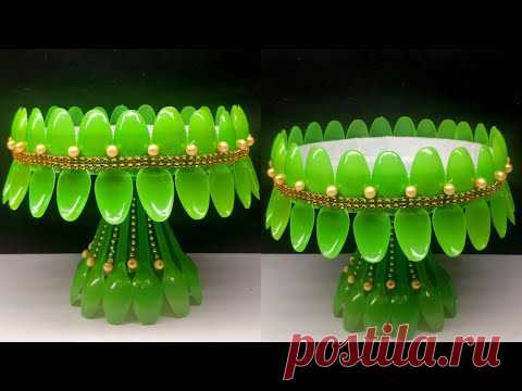 Ide kreatif - Kreasi sendok plastik || Plastic Spoon Craft ideas || Best Out Of Waste