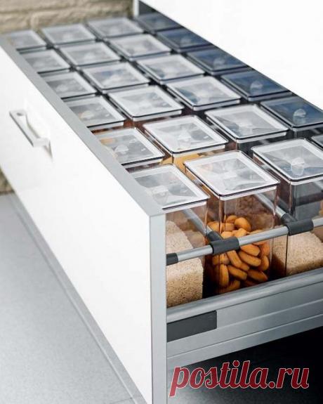 Как очень удобно сэкономить место на кухне / Домоседы