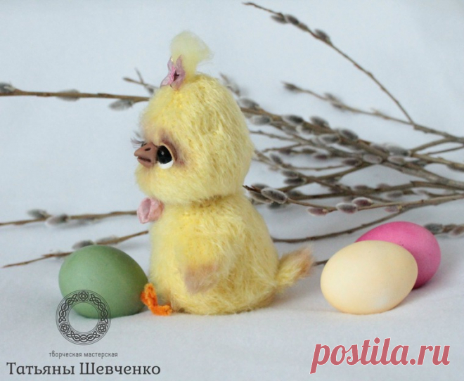 Вяжем пушистого цыплёнка - Ярмарка Мастеров - ручная работа, handmade