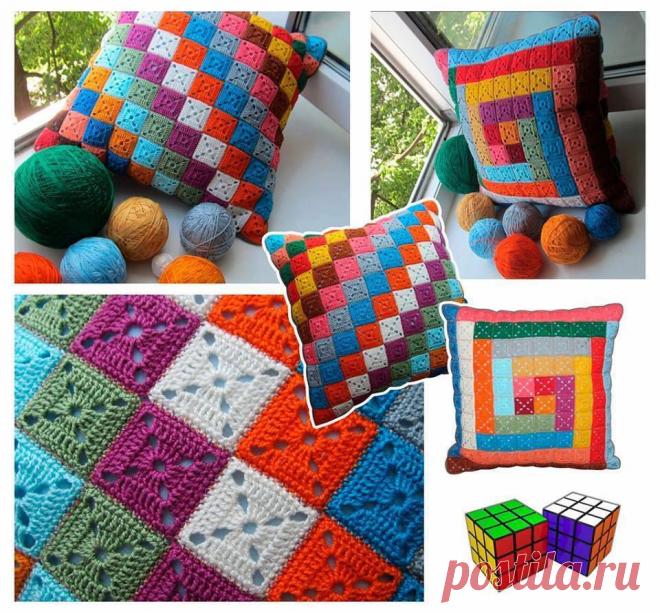 ПОДУШКА "КУБИК-РУБИК"..