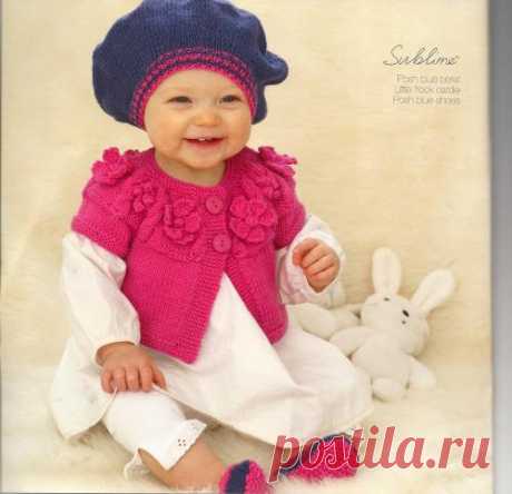 cardigan con i fiori anche in versione francese… | La Maglia di Marica
