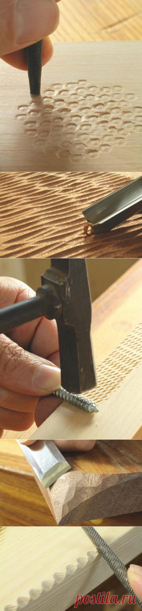 12 способов создания текстуры на дереве — HandMade