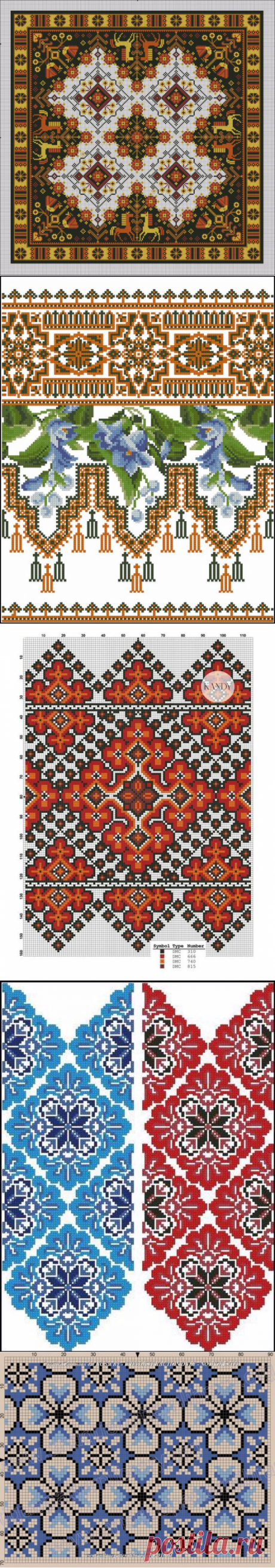 Вышивка. Орнамент и узор