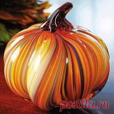 Тыква из стекла - просто фантастика!